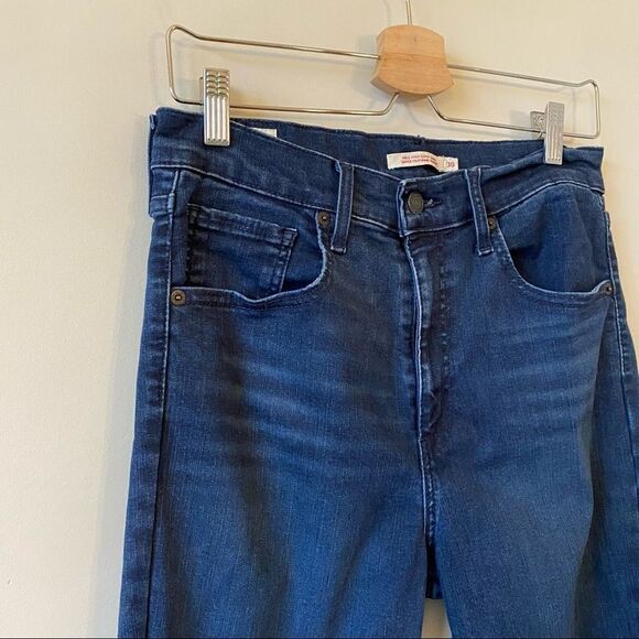 Levi’s-Mile High Super Skinny Dark Wash (Size:30) - Picture 5 of 12